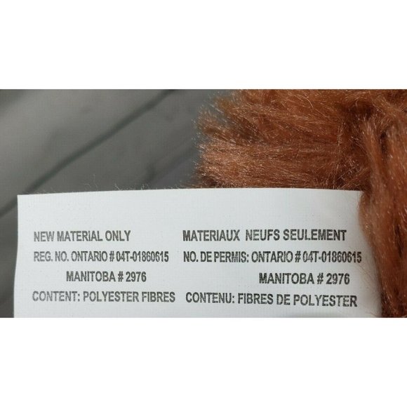 Greenbrier International Brown Fuzzy Teddy Bear Plush Lovey Stuffed Animal Toy - Picture 2 of 9